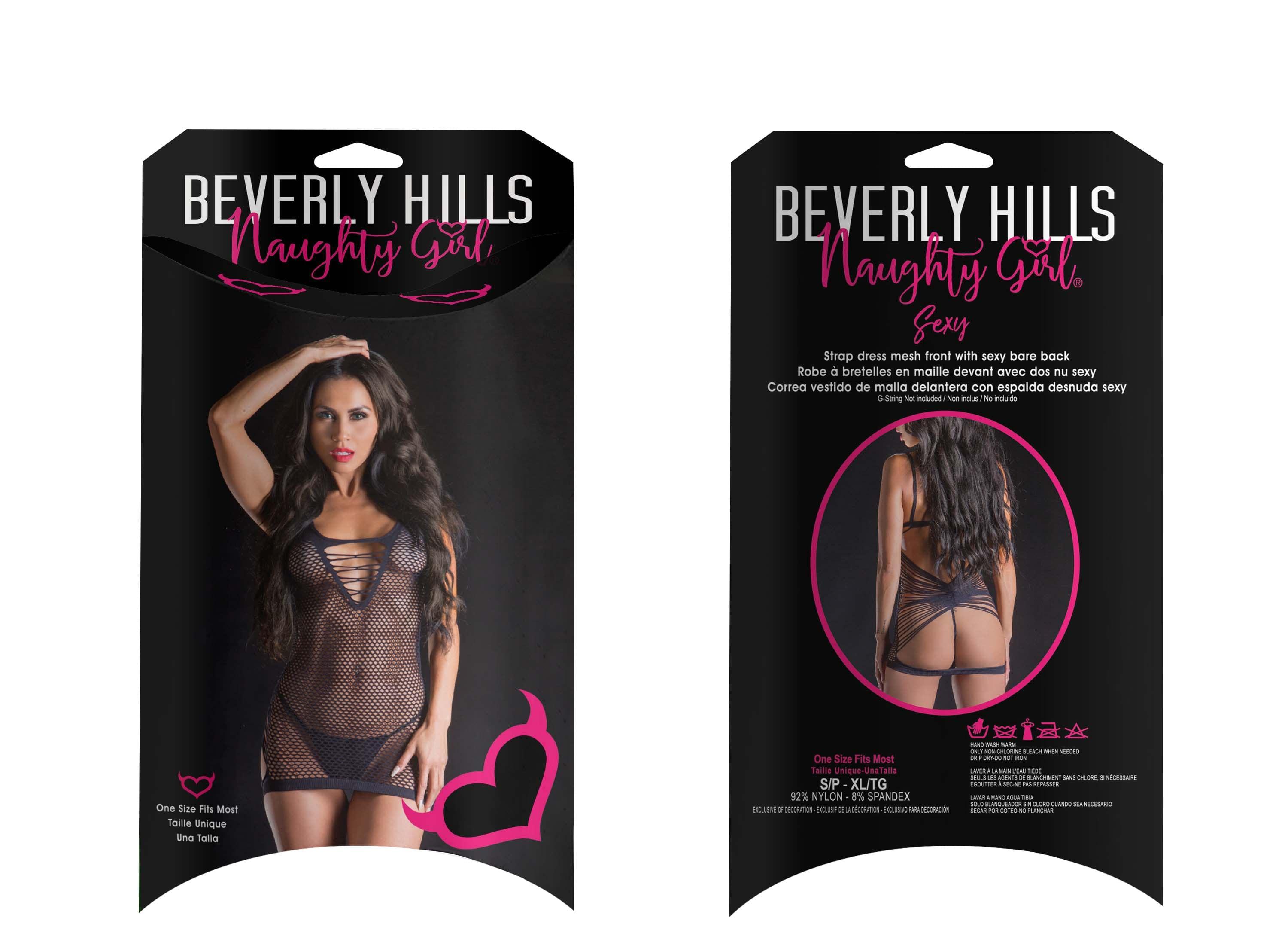 Beverly Hills Naughty Girl The Slutty Lingerie Dress - Black - O/S