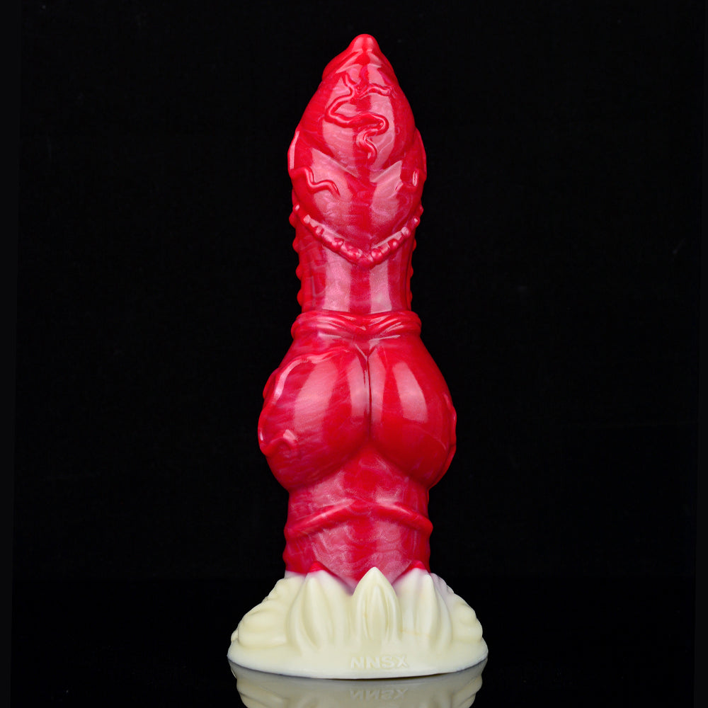 9 Inch Realistic Red Hell Dog Dildo Xoxomoving