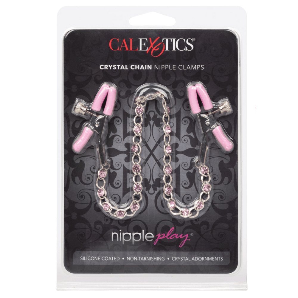 Nipple Play Crystal Chain Nipple Clamps - Xoxomoving