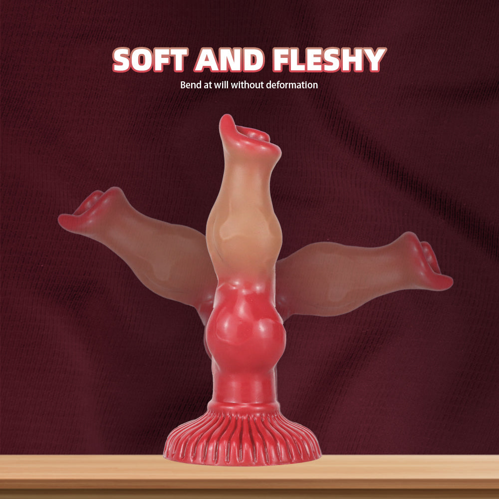 Red Wolf Penis Sex Toy Canine Animal Dildo Xoxomoving