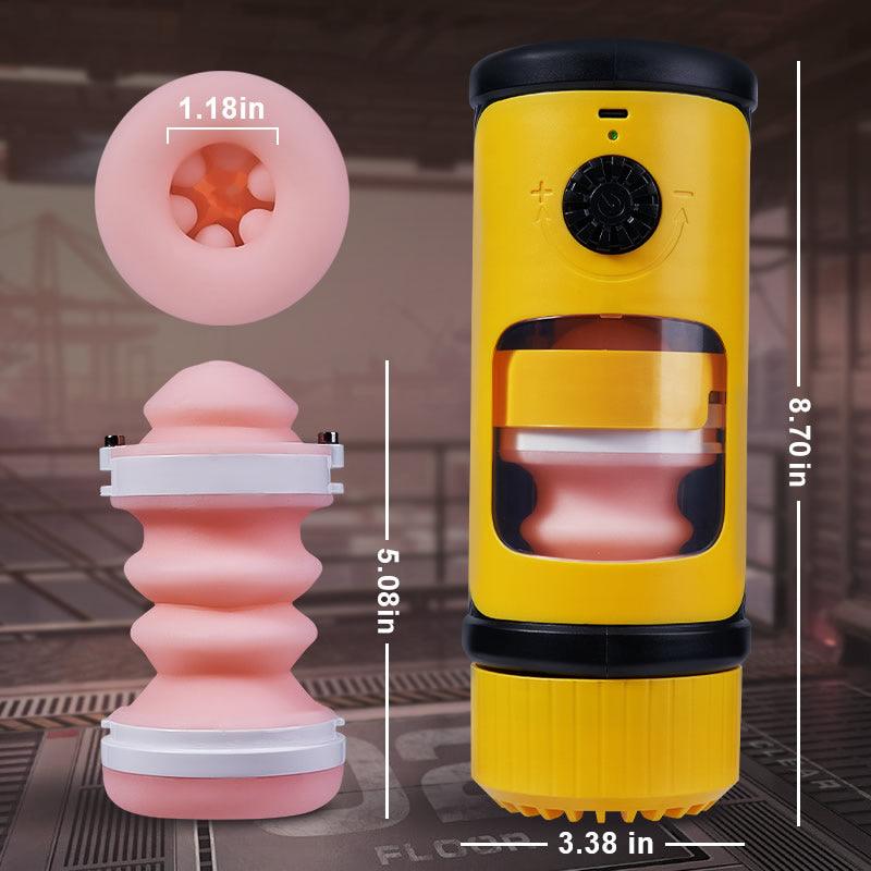 Bombee - 5-Speed Thrusting Heating Masturbator - Xoxomoving