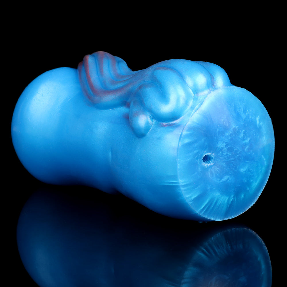 Fantasy Animal Pussy Male Masturbator - Dual Vaginal Vibrating Bullet Penis Masturbation Cup Xoxomoving