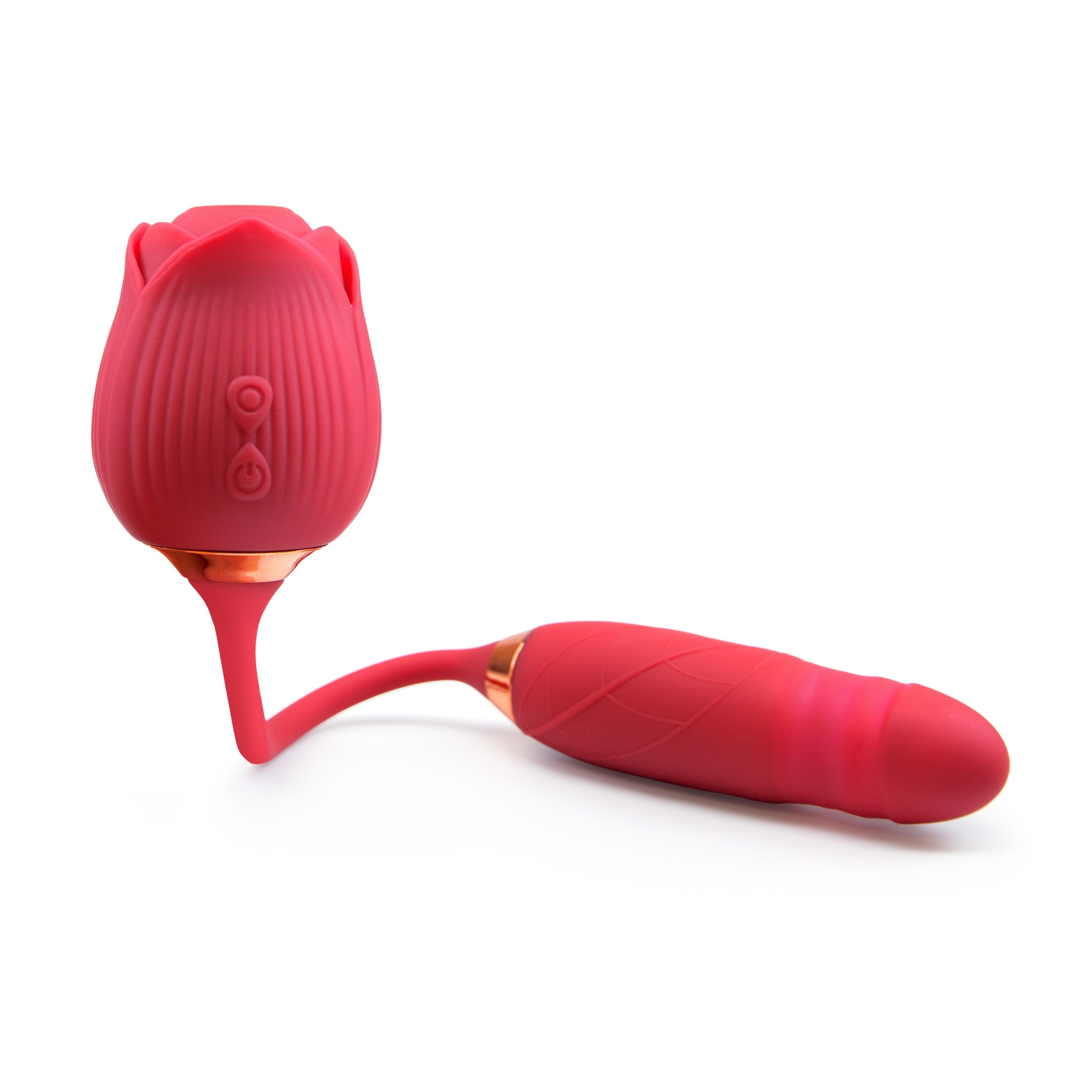 Dual rose Dual rose vibrator - Xoxomoving