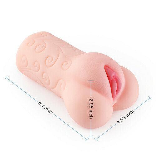 6.1" YAOHU 3D Pink Lips Realistic Vagina Pocket Pussy