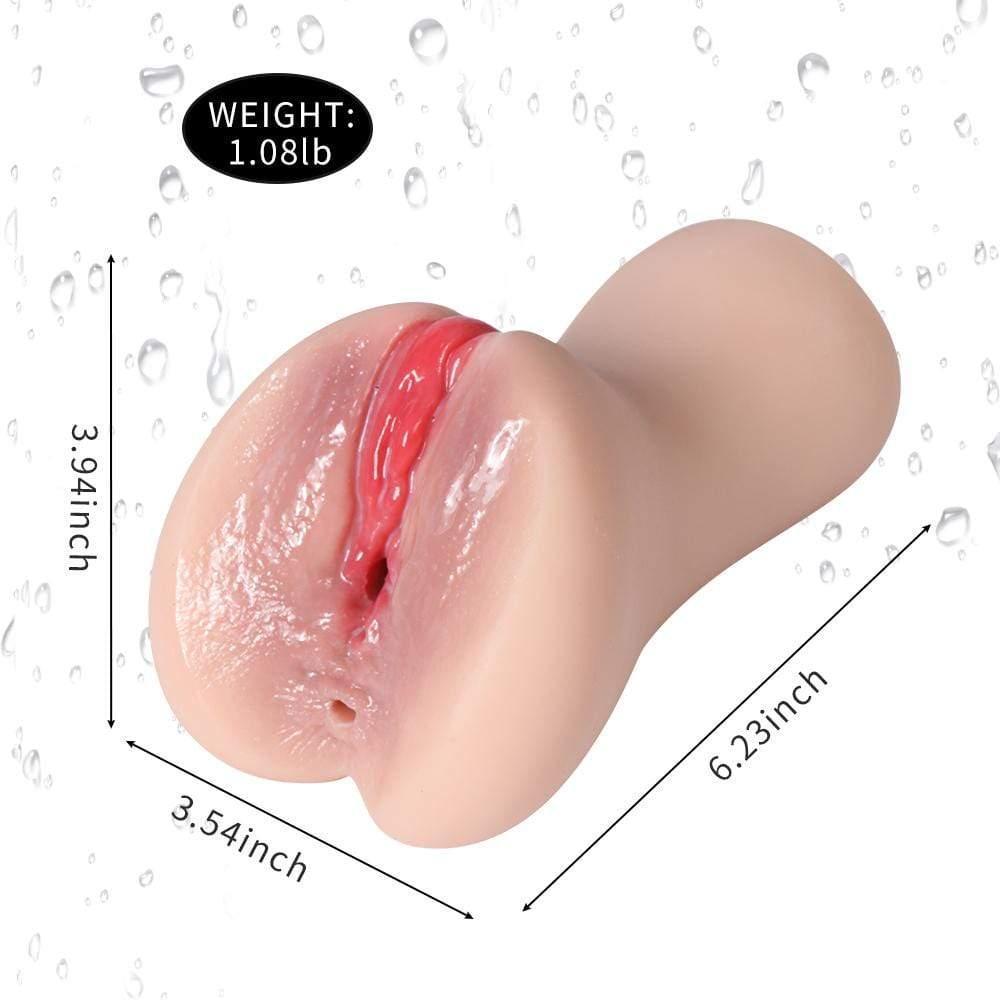 6.23'' 3D Texture Realistic Clitoris Pocket Pussy Stroker - Xoxomoving