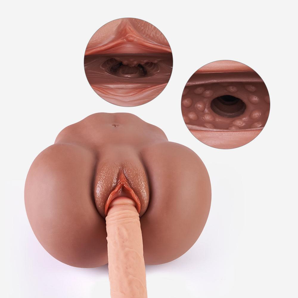 6.23lb Mariane Browned Caramel Sexpot Dual Tunnel Realistic Anal - Xoxomoving