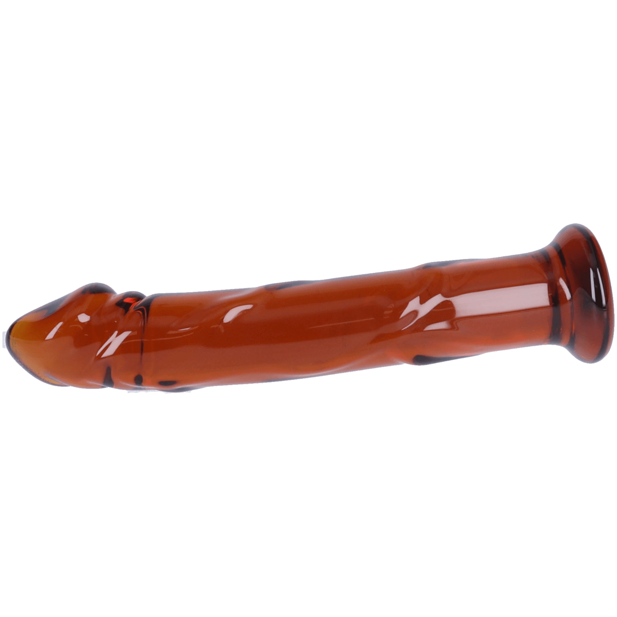 6.5 Inch Amber Glass Dildo - Xoxomoving