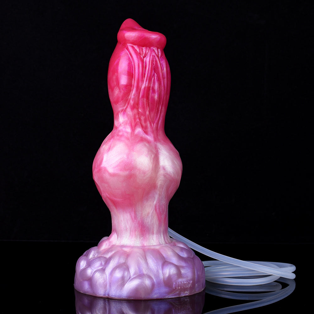 8 Inch Silicone Monster Dog Squirting Dildo Xoxomoving