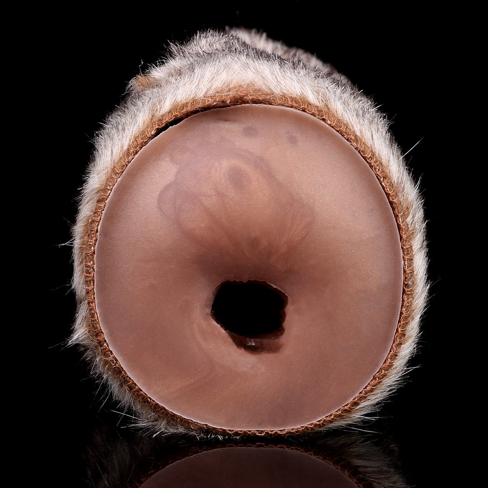 Lifelike Lion Pussy Male Masturbator - Realistic Furry Vagina Penis Masturbatiion Sex Toy Xoxomoving
