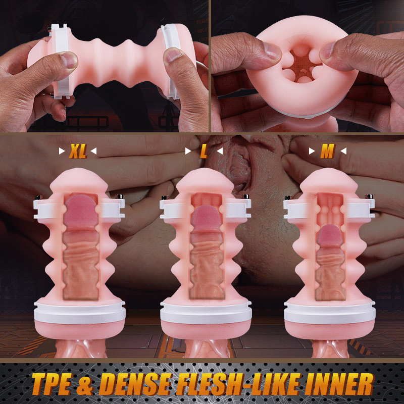 Bombee - 5-Speed Thrusting Heating Masturbator - Xoxomoving