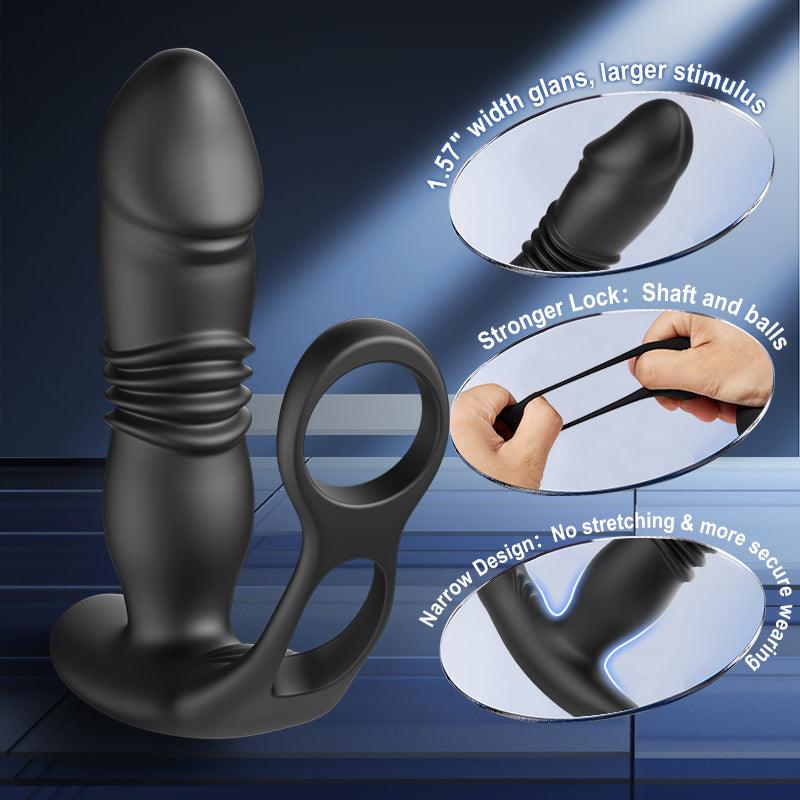 SAUL - Thrusting Vibrating Prostate Massager - Xoxomoving