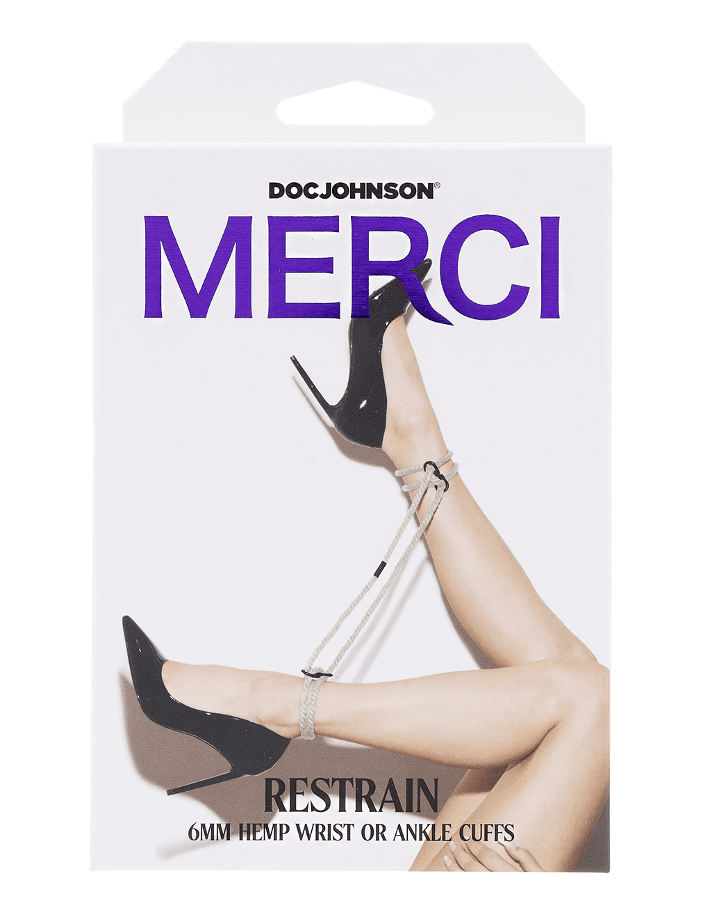 Merci Restrain 6mm Hemp Cuffs - Xoxomoving