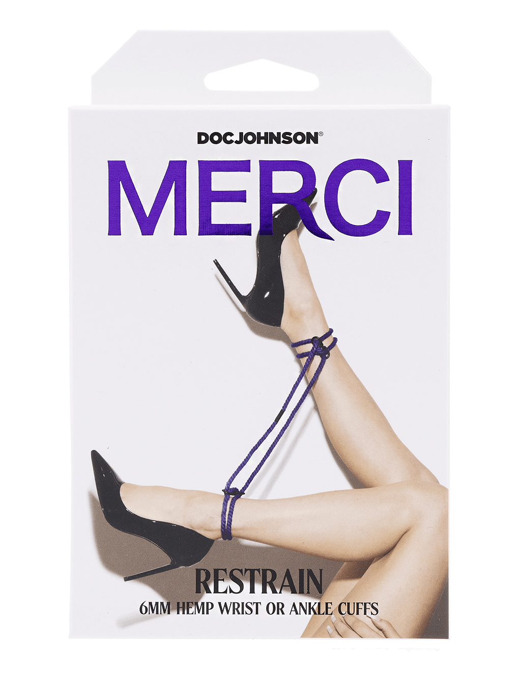 Merci Restrain 6mm Hemp Cuffs - Xoxomoving