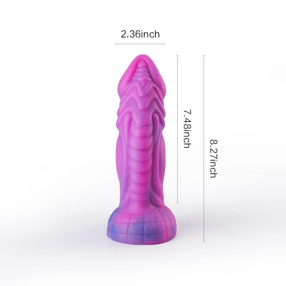 7.28-Inch Starry Sky Fantasy Suction Cup Huge Dildo - Xoxomoving