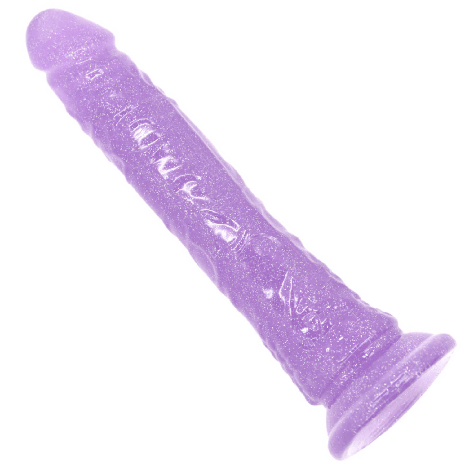 7.5+ Inch Sparkling Glitter Jelly Dildo - Xoxomoving