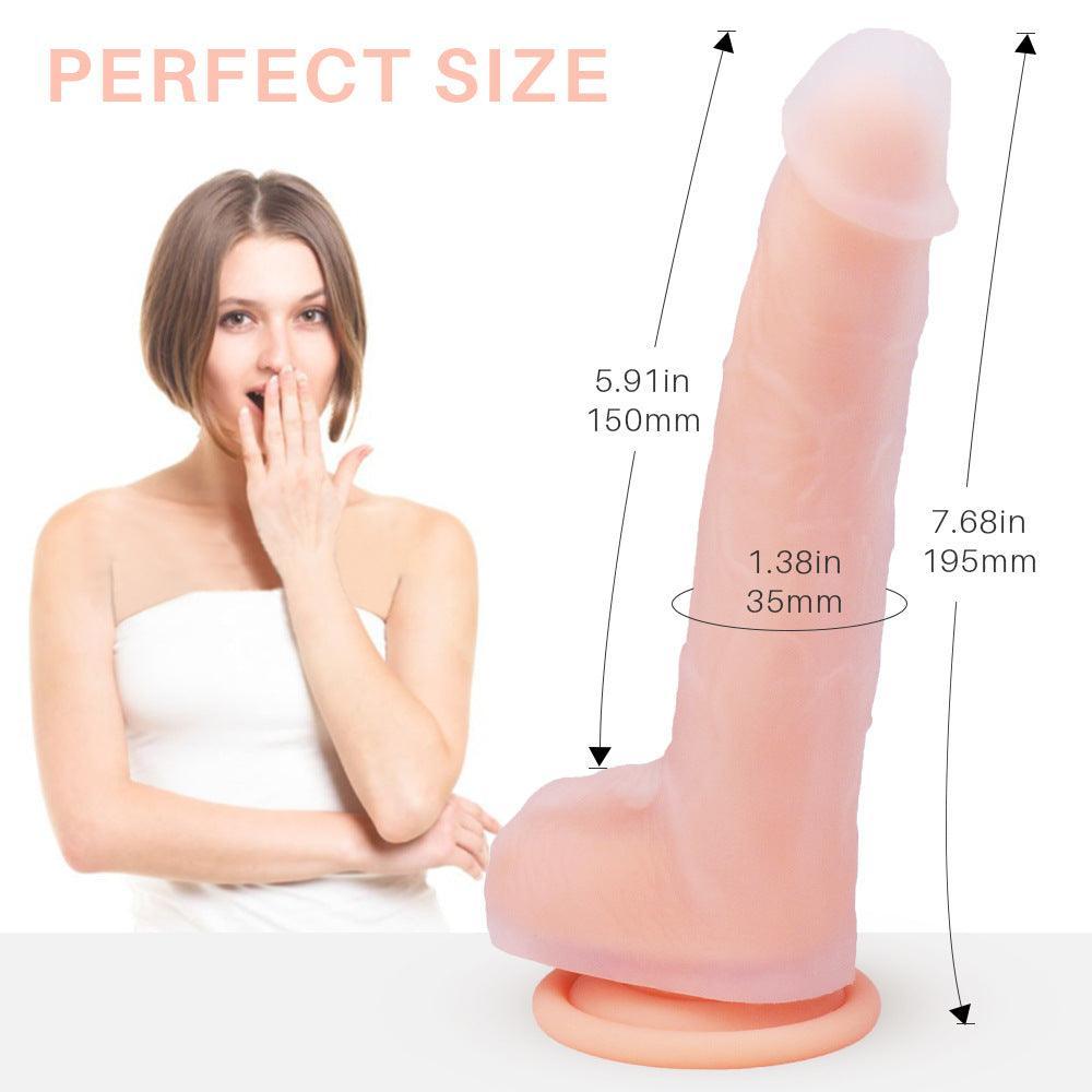 7 Inch Dildo With Flexible Spine - Xoxomoving