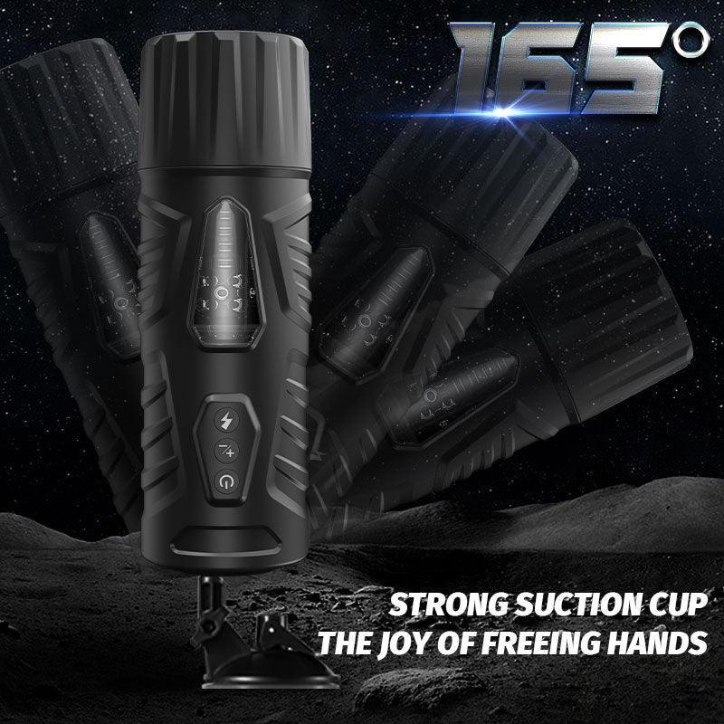 7 Thrusting Rotating Modes with Strong Suction Cup for Penis Stimulation Male Masturbator Cup - Xoxomoving