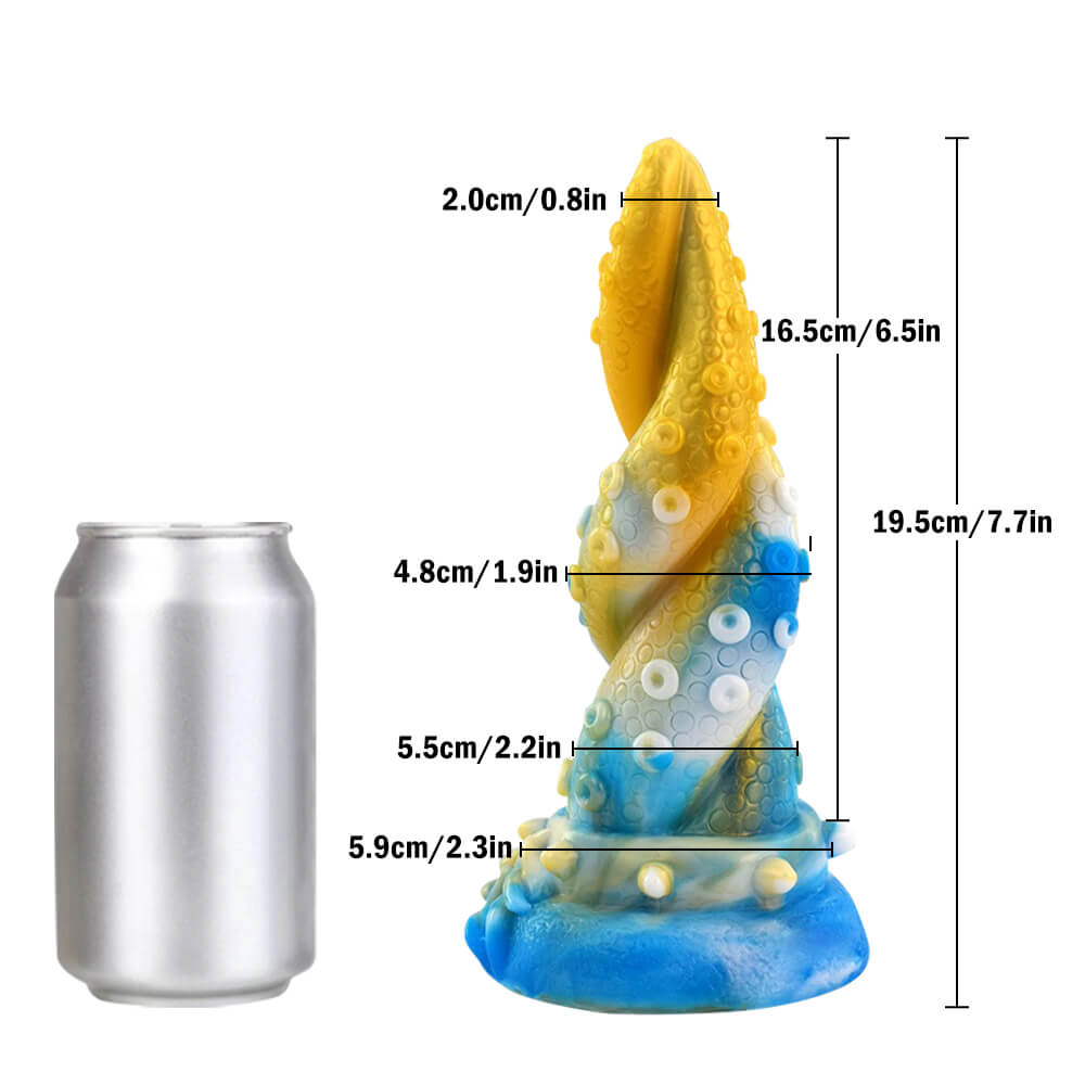 7.7 Inch Tentacle Dildo - Fantasy Monster Dildo - Octopus Dildo Xoxomoving