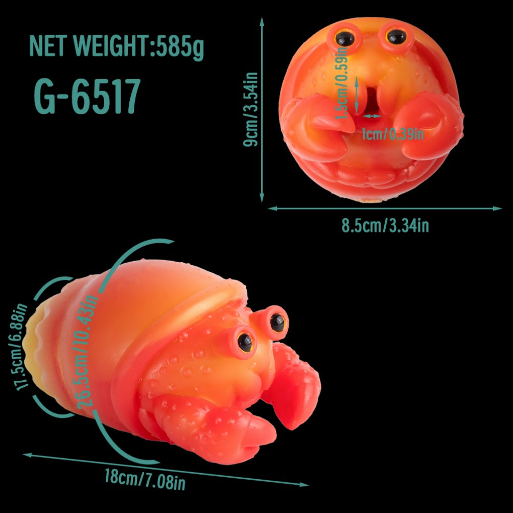 Realistic Hermit Crab Silicone Pocket Pussy - Fantasy Mini Sex Doll for Men Blowjobs Xoxomoving