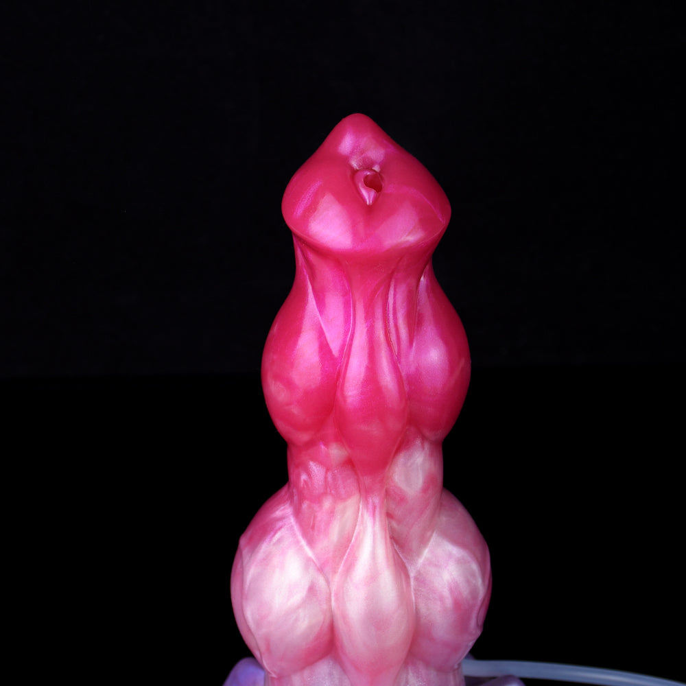 9 Inch Pink Big Knot Monster Dog Squirting Dildo Xoxomoving
