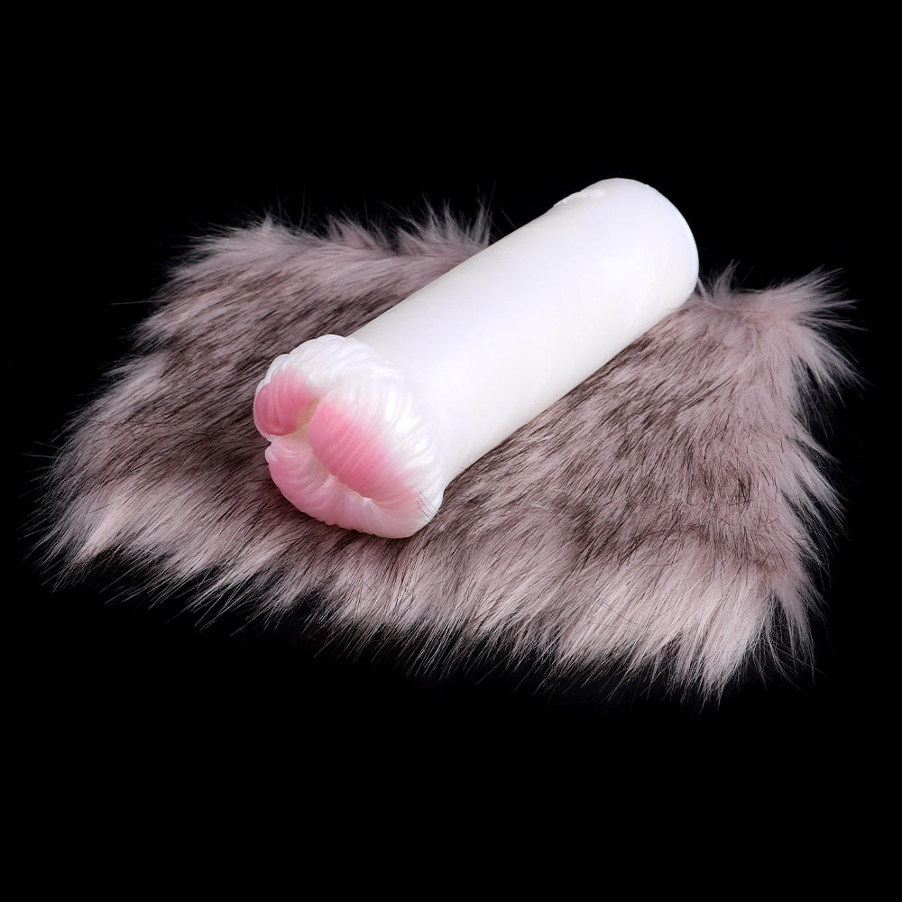 Furry Dog Pocket Pussy - Realistic Animal Vaginal Double Open Penis Masturbator Xoxomoving