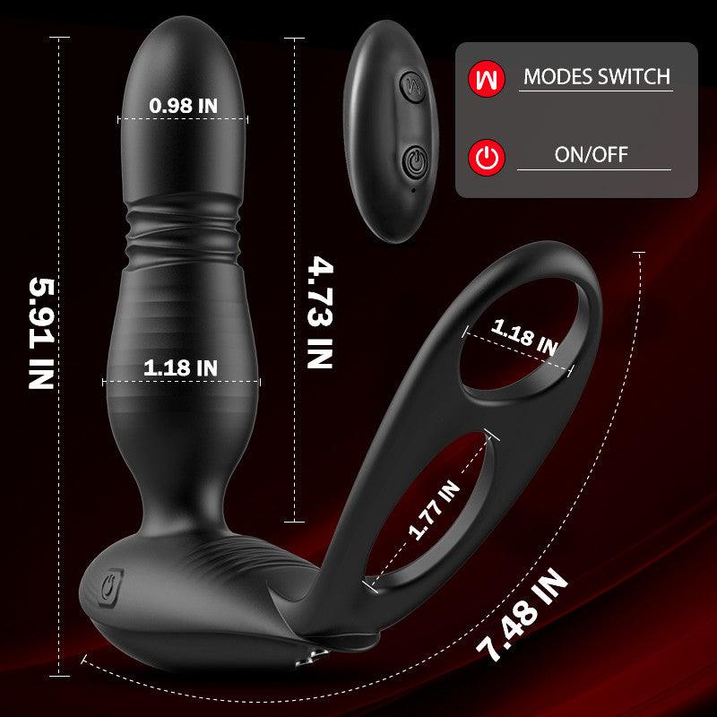 Alston - Thrusting Vibrating Prostate Massager - Xoxomoving