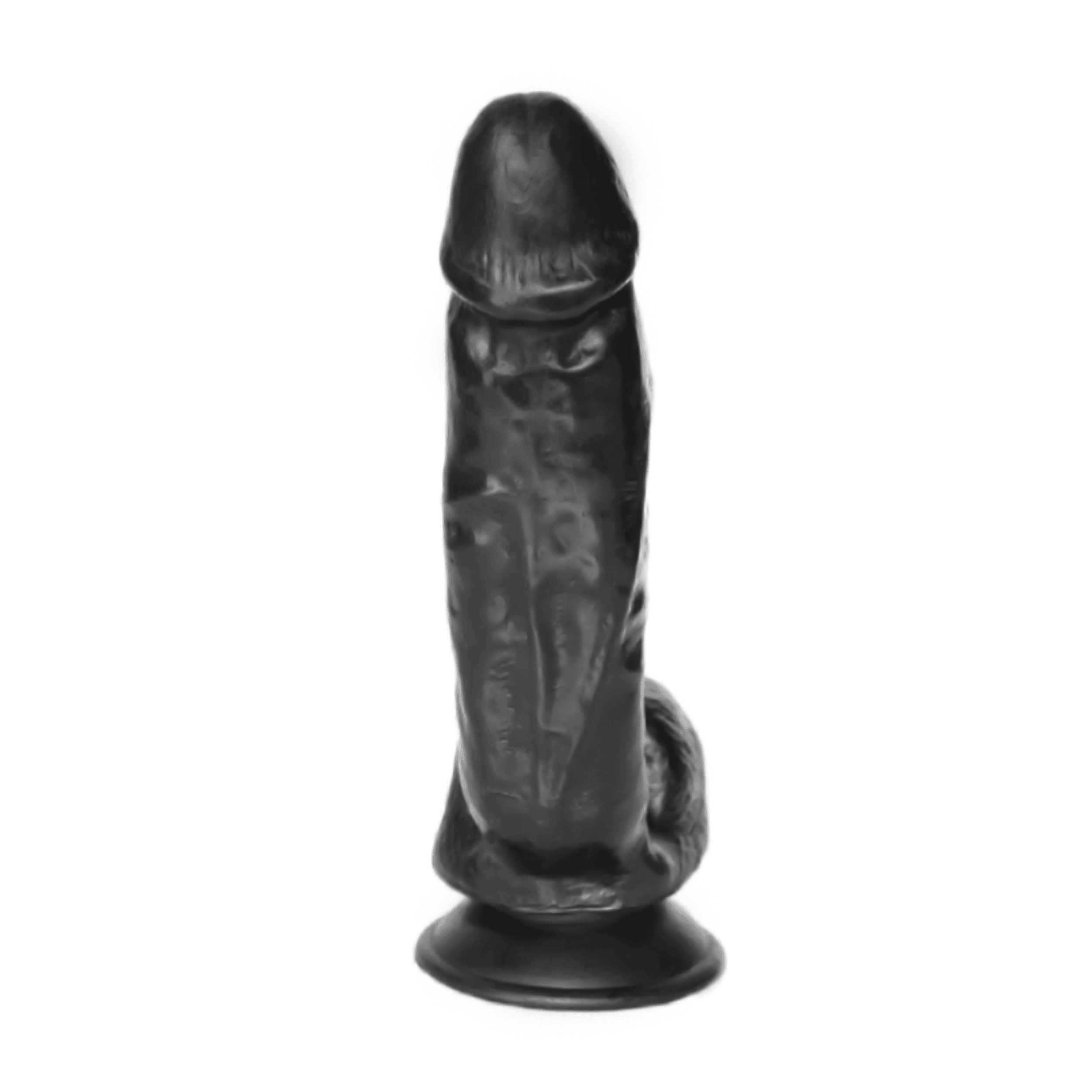 8.5 Inch Long Realistic Black Dildo With Balls For Deep Penetrative G-Spot & A-Spot Massage - Xoxomoving