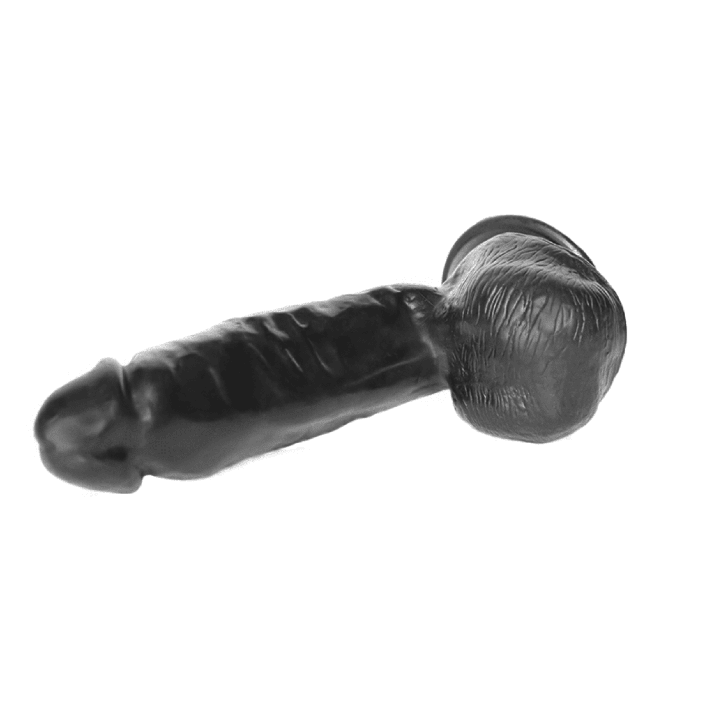 8.5 Inch Long Realistic Black Dildo With Balls For Deep Penetrative G-Spot & A-Spot Massage - Xoxomoving