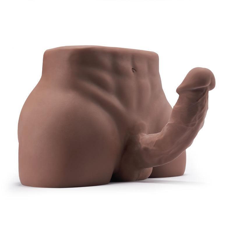 8.5lb Hunky Unisex Male Realistic Butt with Bendable Penis Anal Entry - Xoxomoving