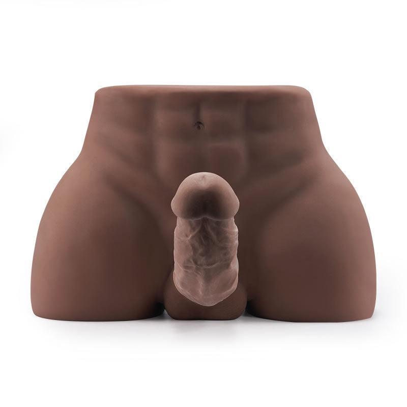 8.5lb Hunky Unisex Male Realistic Butt with Bendable Penis Anal Entry - Xoxomoving