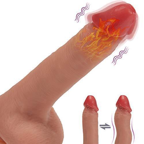 8.6Inch 9-Frequency Vibration Remote Control Wiggling Heating Realistic Dildo - Xoxomoving