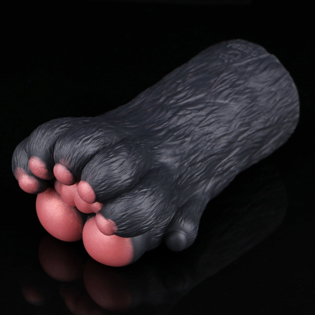 Bear Paw Fantasy Pocket Pussy - Realistic Furry Animal Pussies Detachable Hair Penis Masturbator Xoxomoving