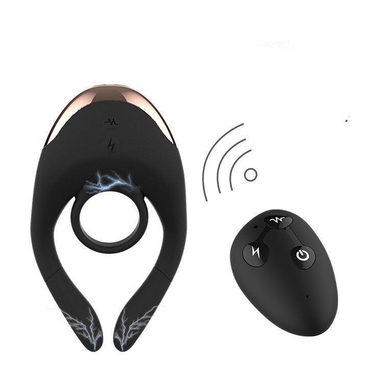 Bestvibe Electric Shock Vibrating Cock Ring - Xoxomoving