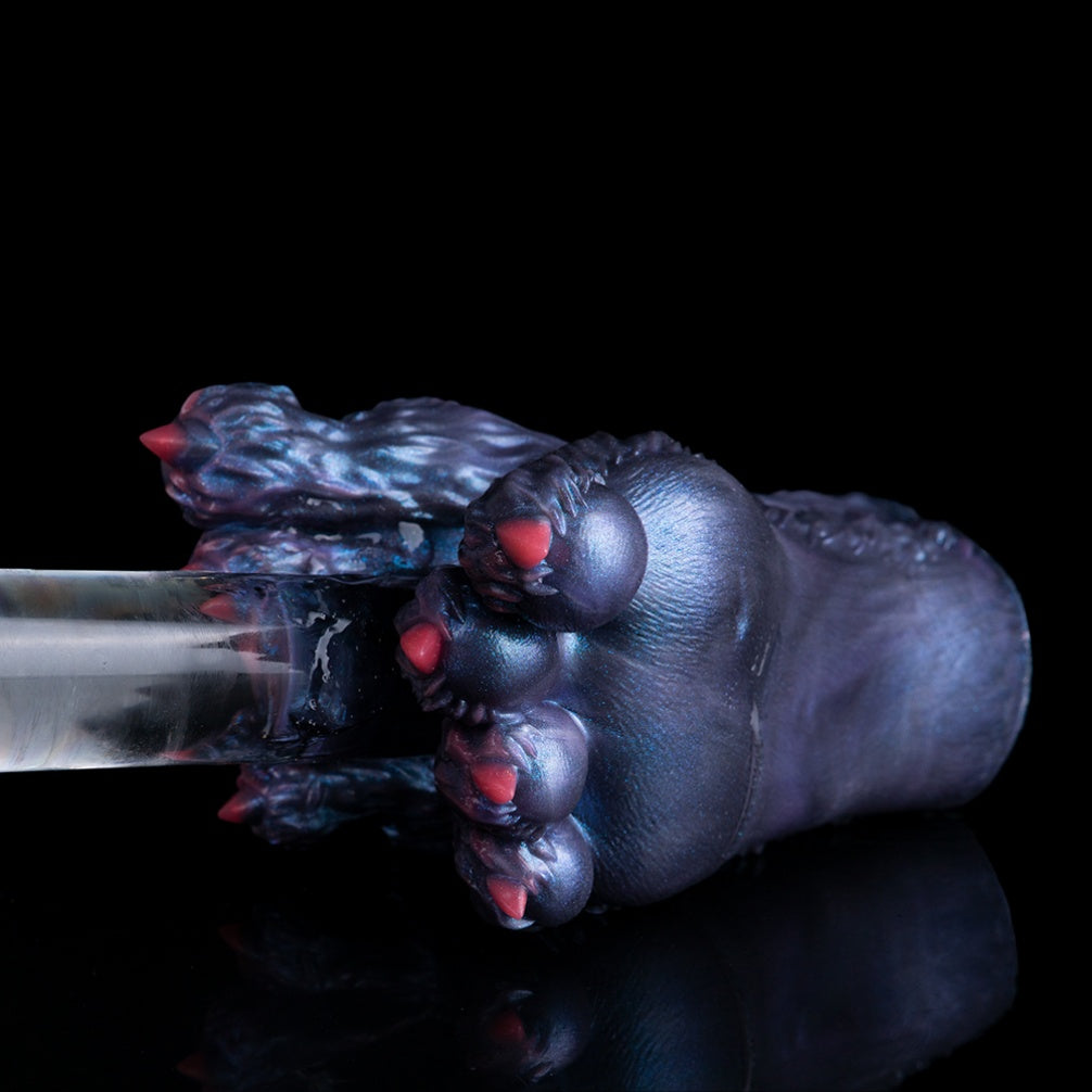 Fantasy Demon Double-Foot Silicone Pocket Pussy – Hidden Channel Masturbator with Furry Texture & Claws Xoxomoving