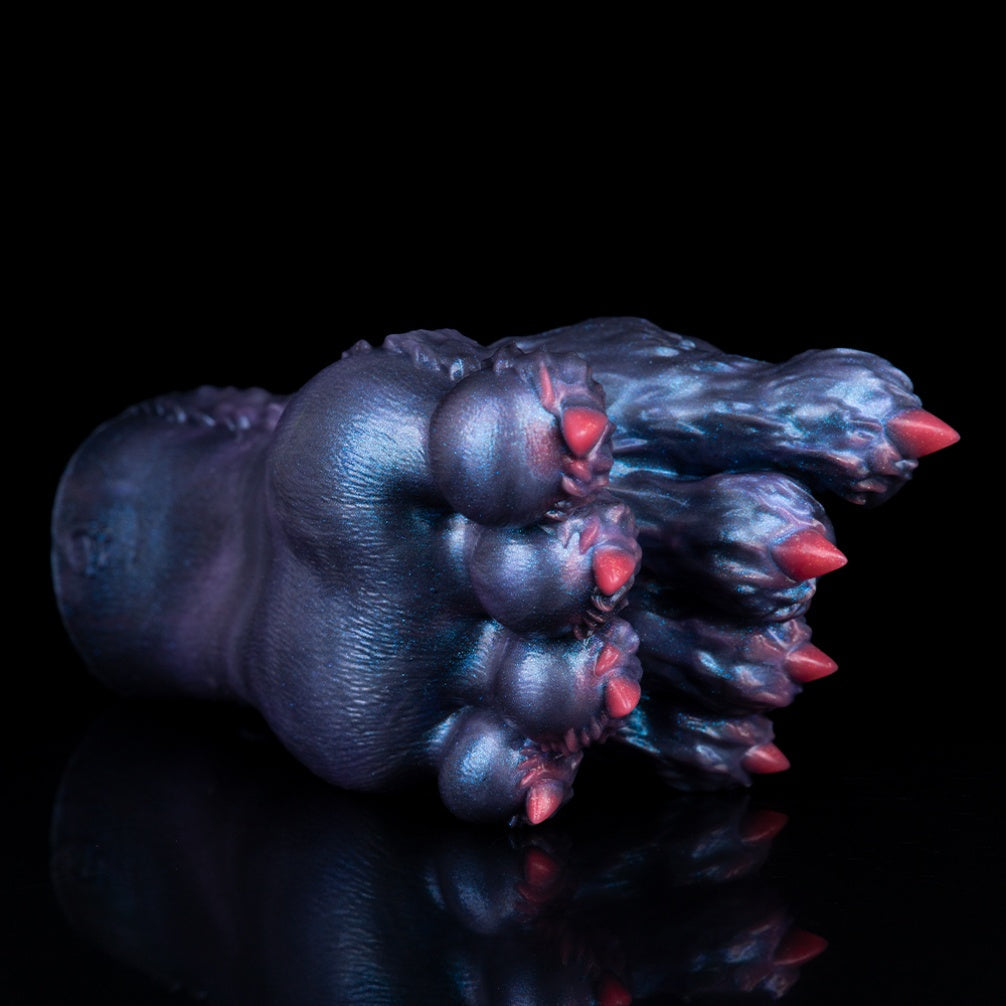 Fantasy Demon Double-Foot Silicone Pocket Pussy – Hidden Channel Masturbator with Furry Texture & Claws Xoxomoving