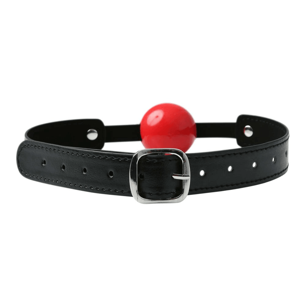 Sex And Mischief Solid Red Ball Gag - Xoxomoving