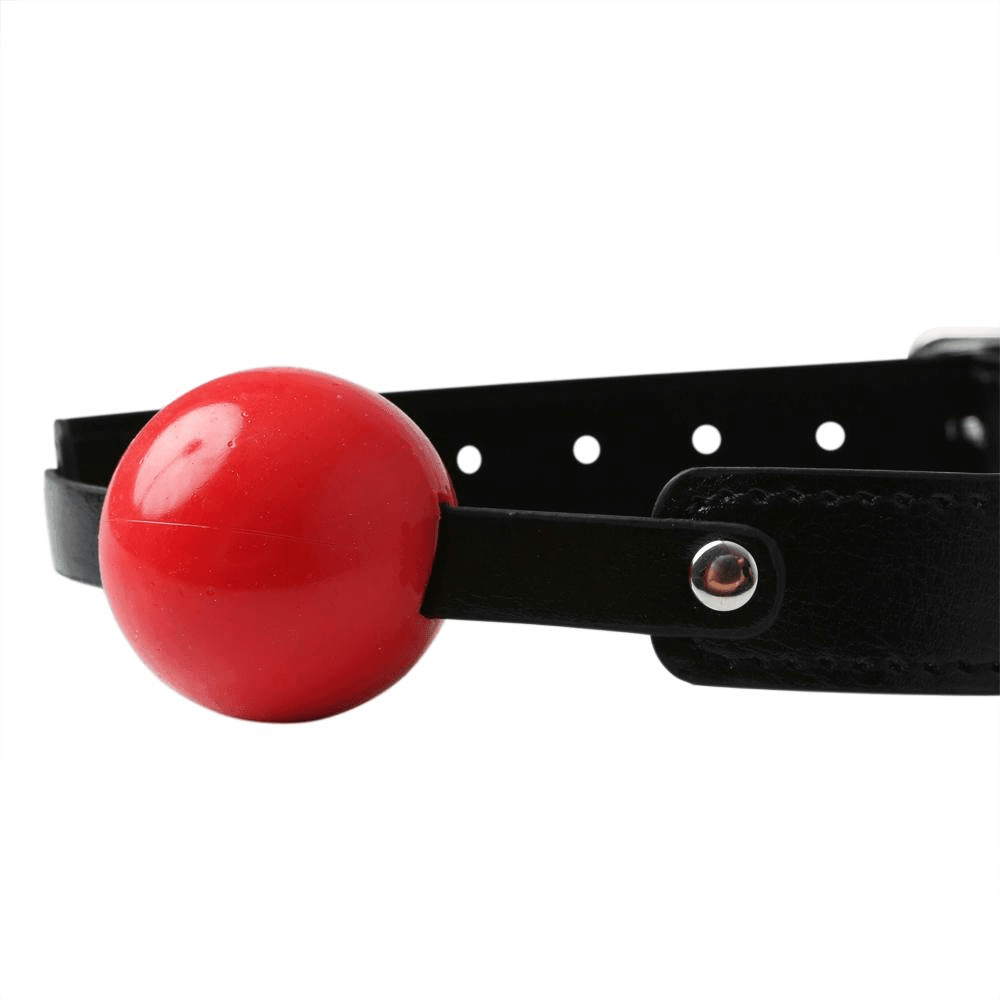 Sex And Mischief Solid Red Ball Gag - Xoxomoving