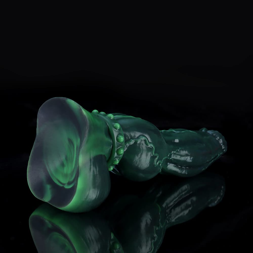 Venom Green Knot Dildo Xoxomoving