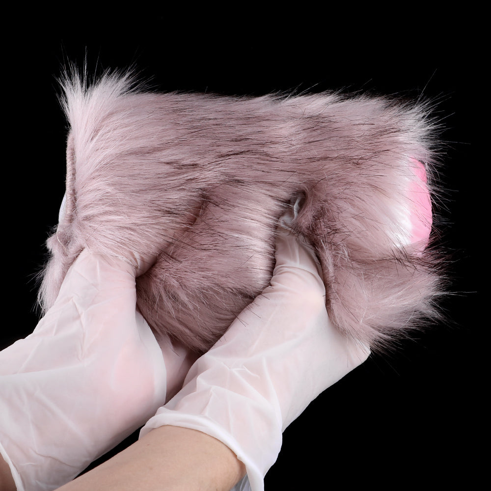 Furry Dog Pocket Pussy - Realistic Animal Vaginal Double Open Penis Masturbator Xoxomoving