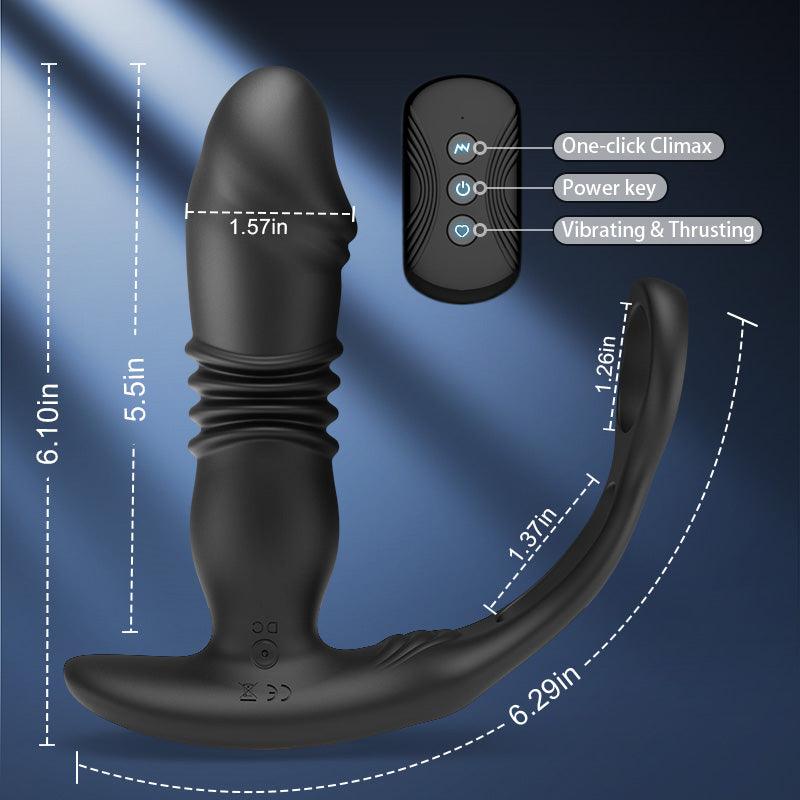 SAUL - Thrusting Vibrating Prostate Massager - Xoxomoving