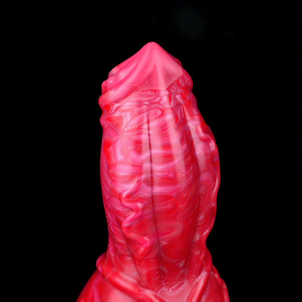 7 Inch Red Fantasy Knot Dog Dildo Xoxomoving