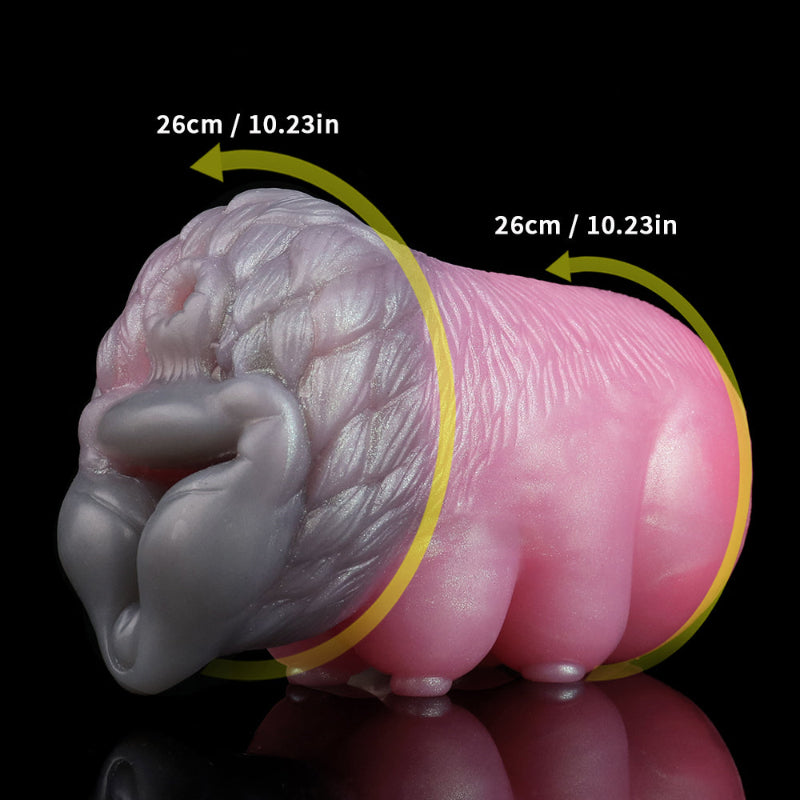 Wolf Beauty Pocket Pussy Male Masturbator - Fantasy Silicone Penis Blowjob Sex Toys for Men Xoxomoving