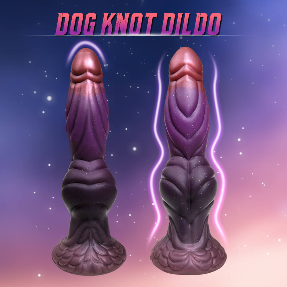 9 Inch Silicone Fantasy Alien Dog Dildo Xoxomoving