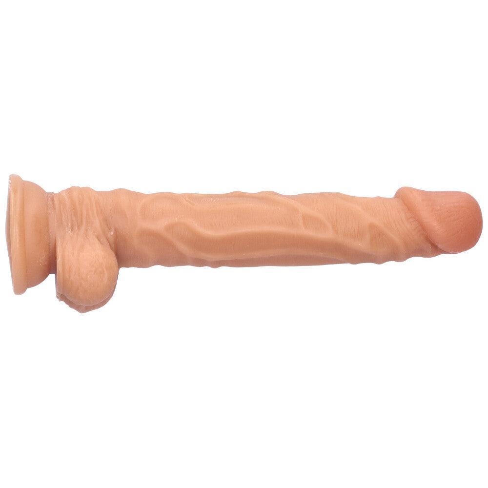 9 Inch Long Real Skin Hands-Free Dildo - Xoxomoving