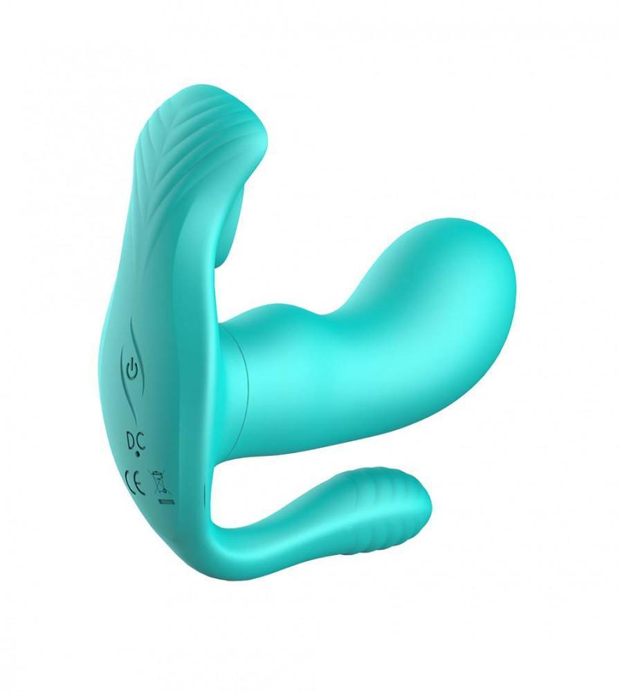 9-Mode Remote Control Wearable Clit & Anal Vibrators - Xoxomoving