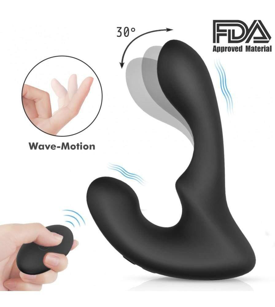 9-Pattern Vibration Double Motor 30 Wave-Motion Prostate Massager - Xoxomoving