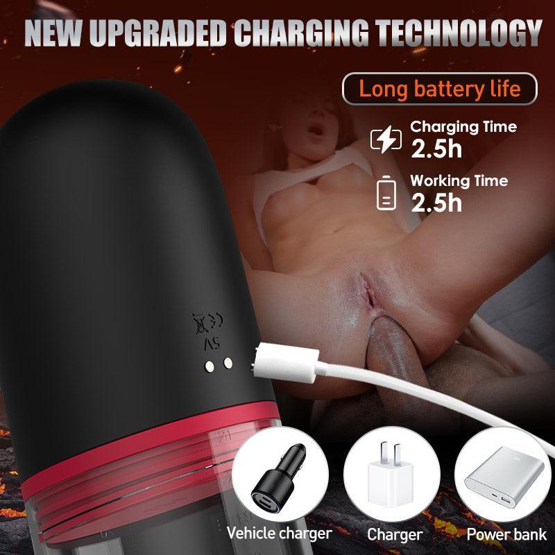 9 Vibrating 9 Sucking Transparent Penis Enlargement Pump - Xoxomoving