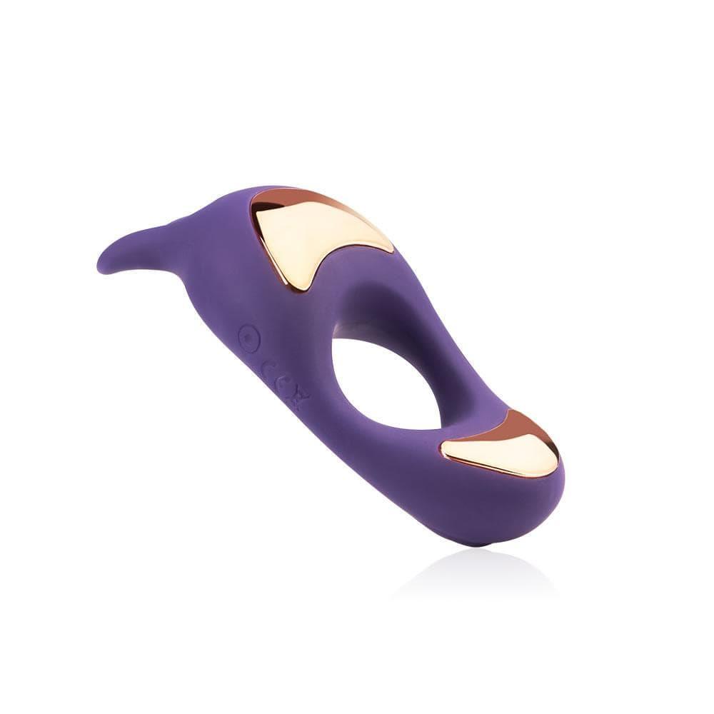 9 Vibrating Rabbit Silicone Multifunctional Cock Ring - Xoxomoving