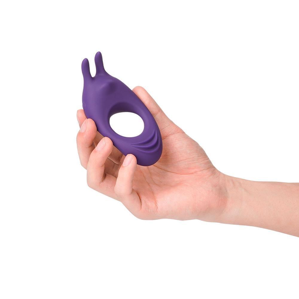 9 Vibrating Rabbit Silicone Multifunctional Cock Ring - Xoxomoving