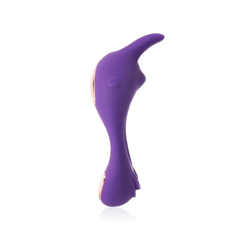 9 Vibrating Rabbit Silicone Multifunctional Cock Ring - Xoxomoving